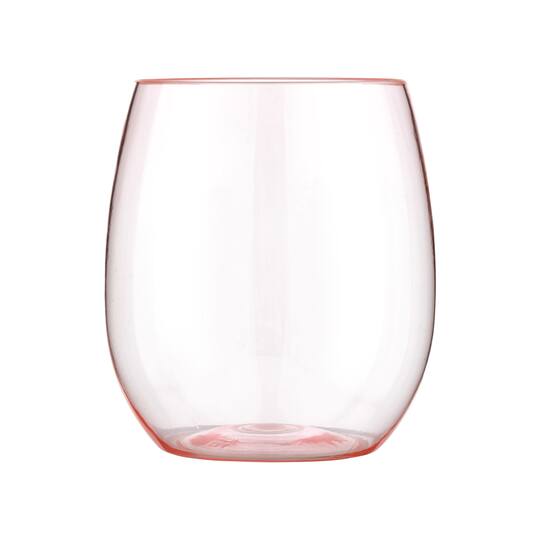 11.5oz. Pink Plastic Wine Glasses by Celebrate It™, 8ct.
